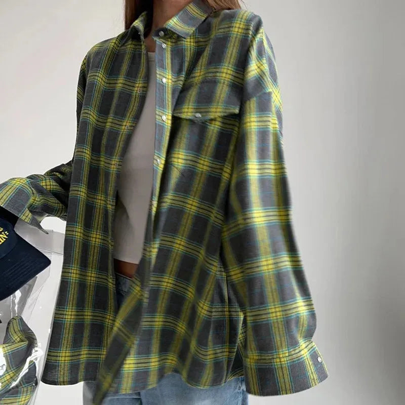 Casual Plain Flannel