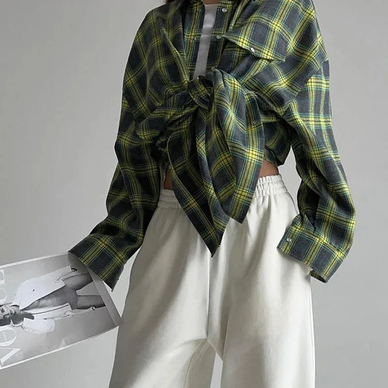 Casual Plain Flannel