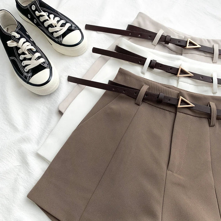 Sleek High-Waist Shorts