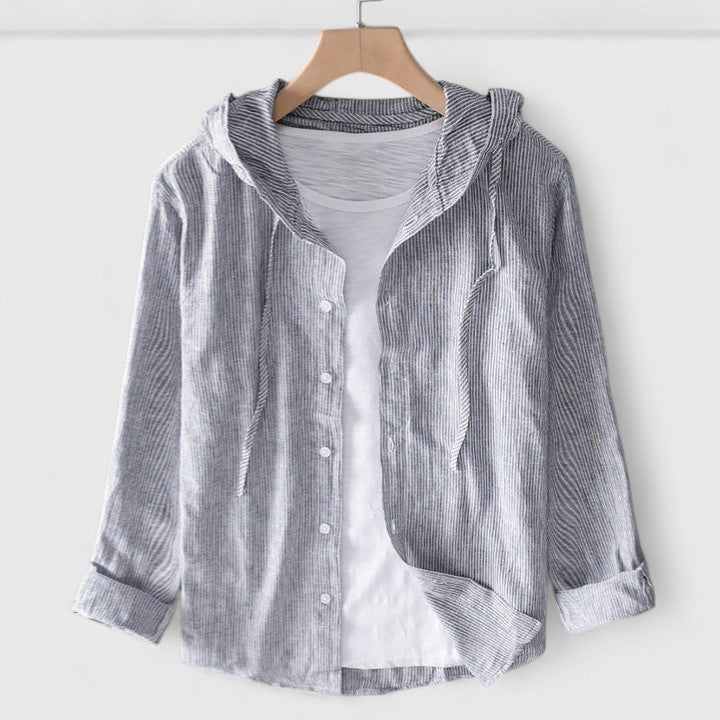 Elegant Hooded Blouse