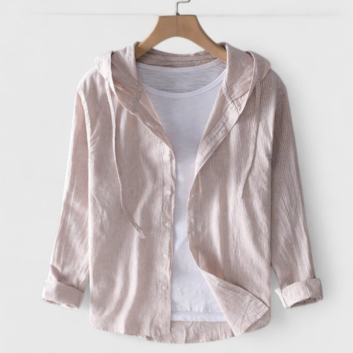 Elegant Hooded Blouse