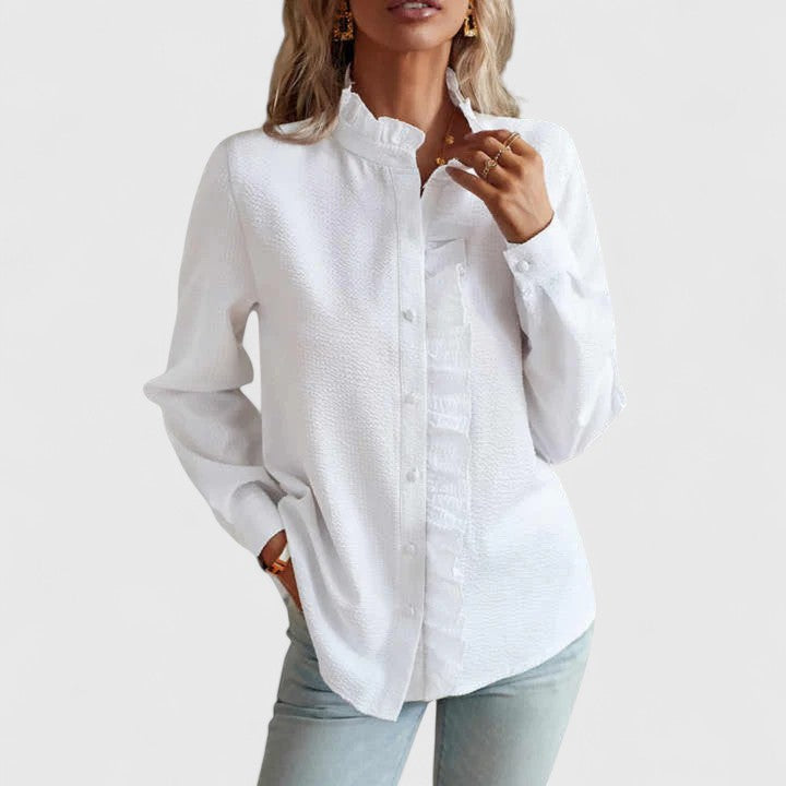 Sophisticated Long Sleeve Blouse