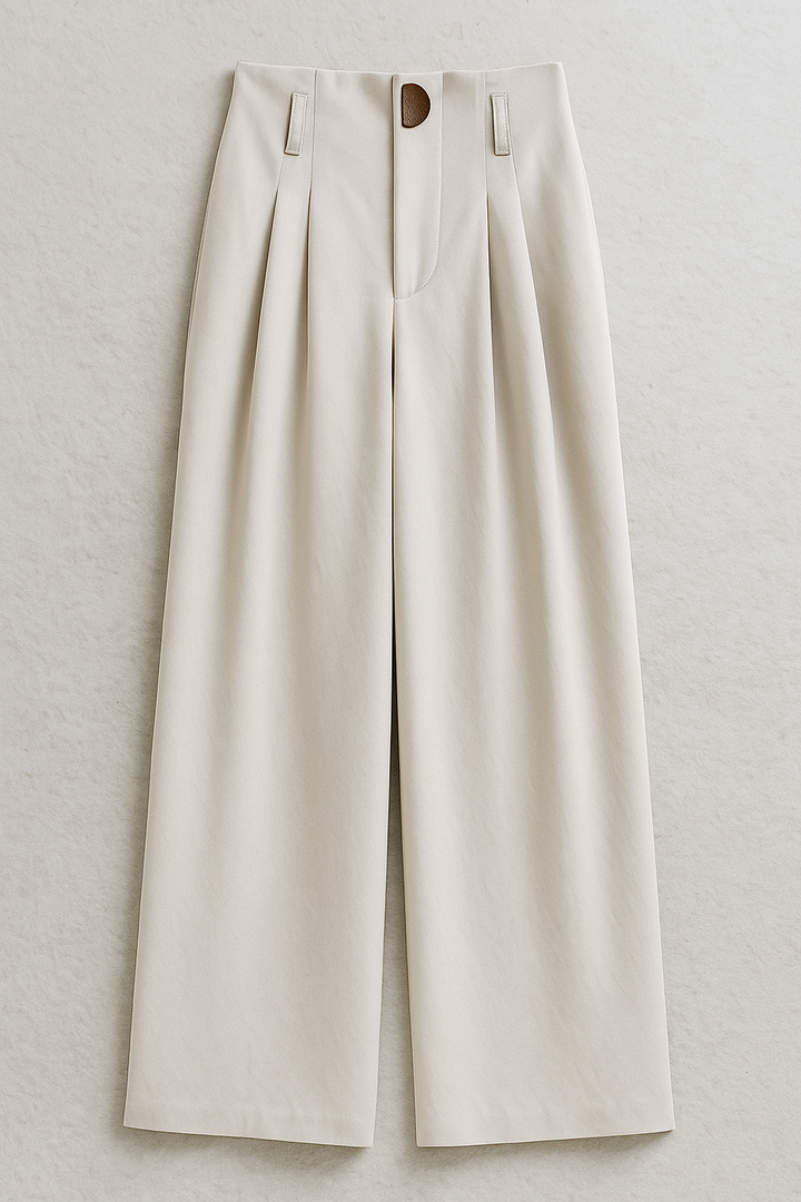 High-Waisted Wide-Leg Trousers – Elegant  Design