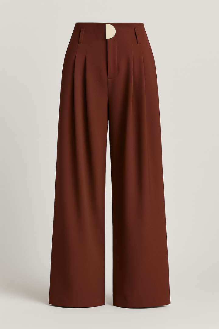 High-Waisted Wide-Leg Trousers – Elegant  Design