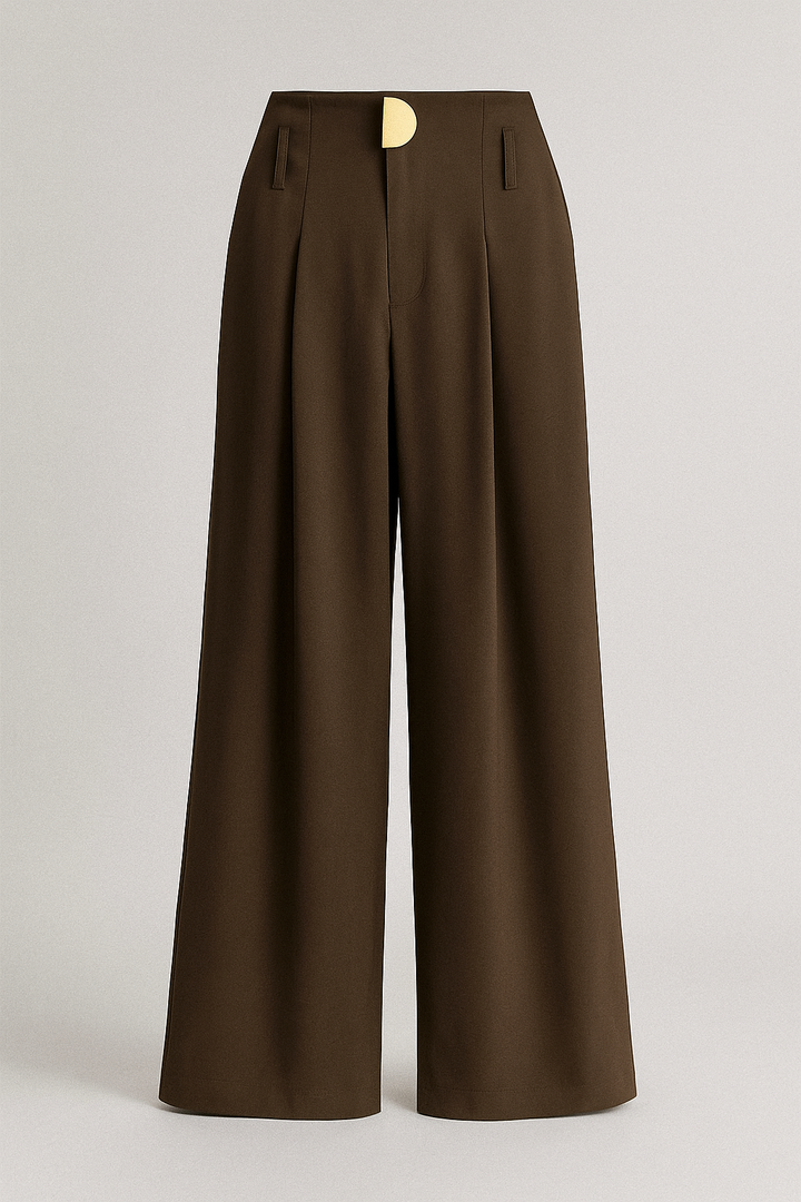 High-Waisted Wide-Leg Trousers – Elegant  Design