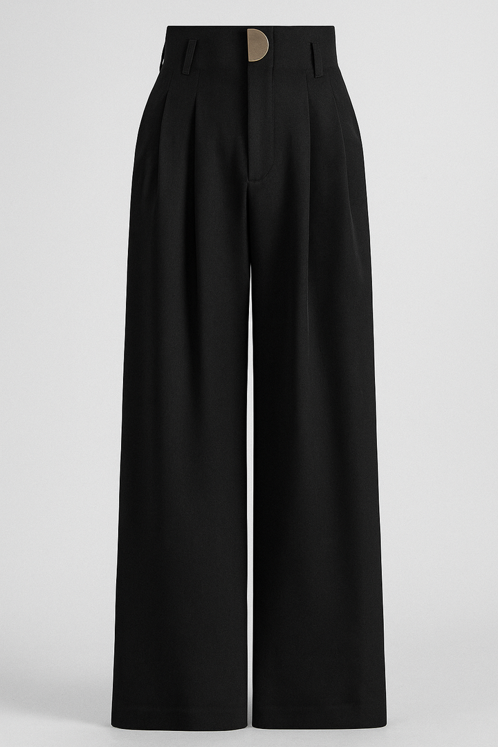 High-Waisted Wide-Leg Trousers – Elegant  Design