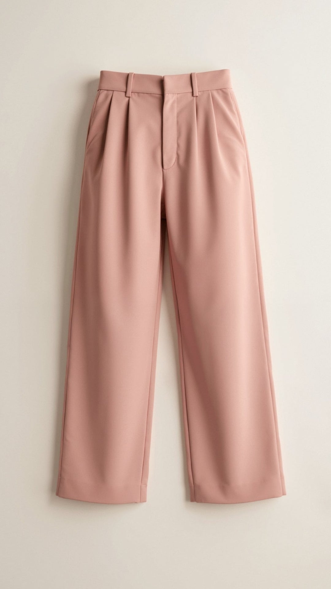 Wide-Leg Trousers – High Waisted, Pleated Front