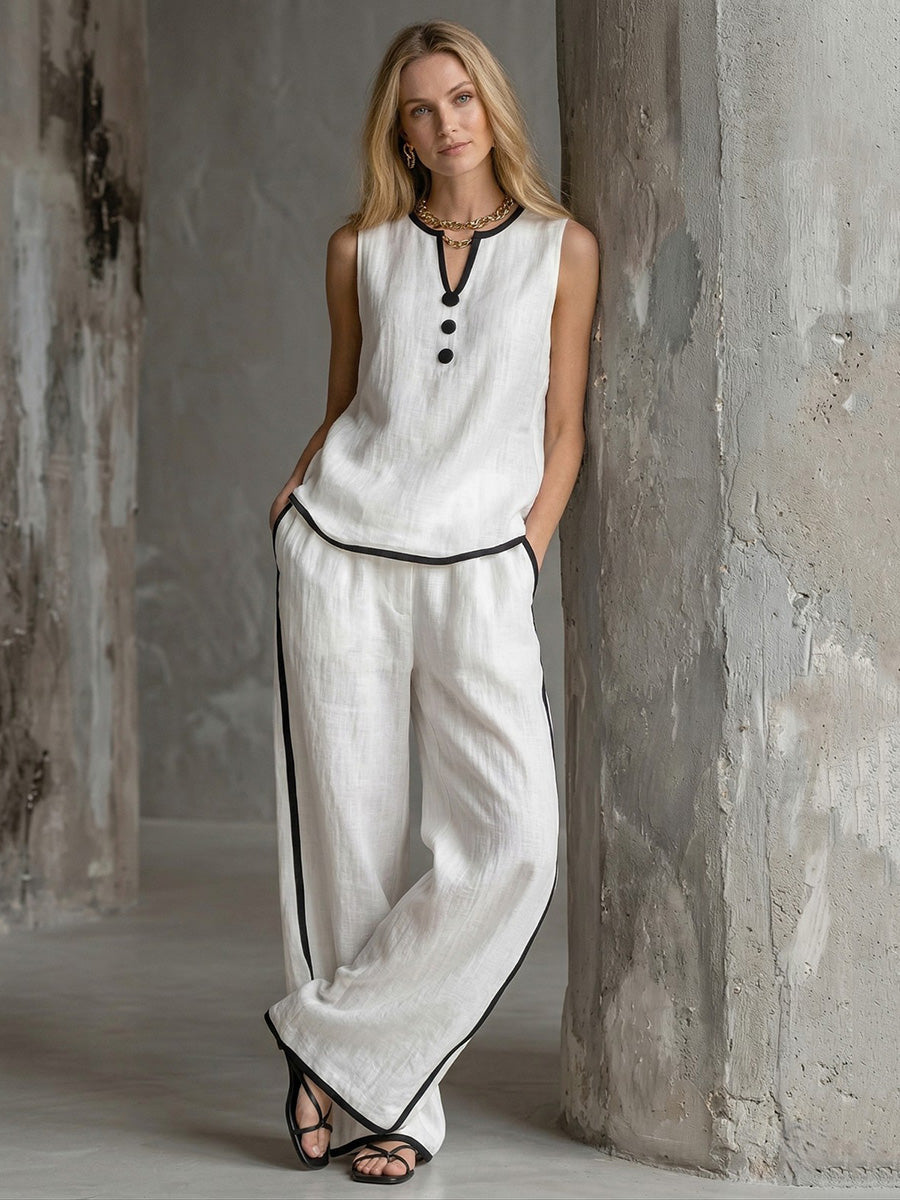 Contrast Color Top