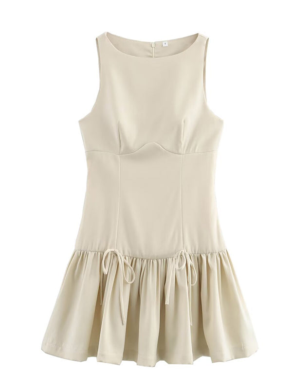 A-Line Loose Mini Dresses
