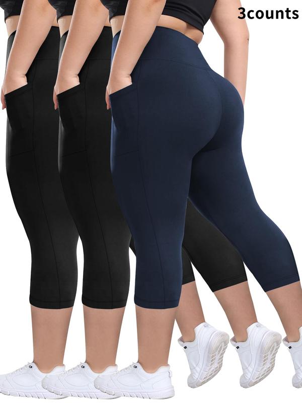 Breathable 3-Pack Capris