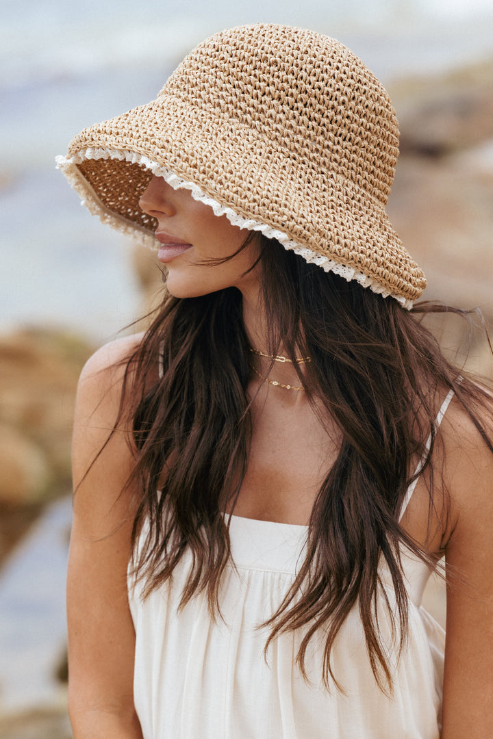 Straw Hat - Tan