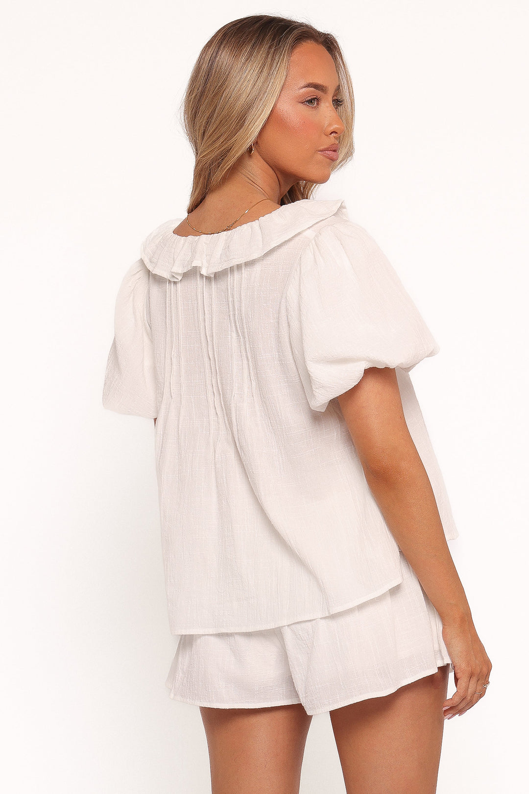 Shirt & Short Set - White