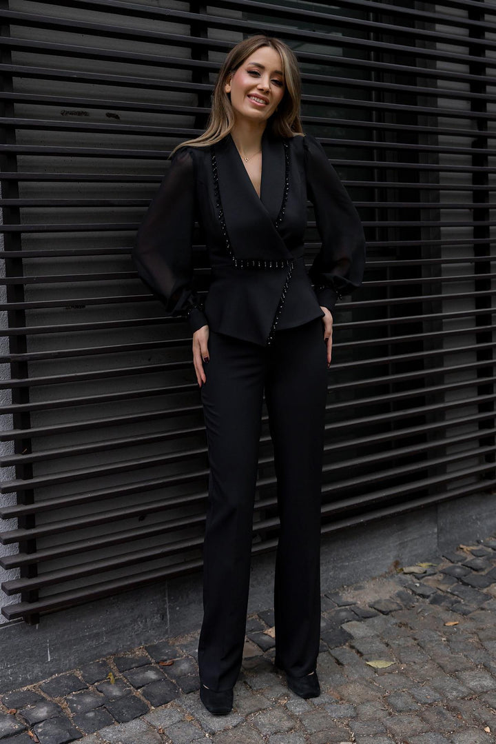 Classy Two-Piece Suit Set